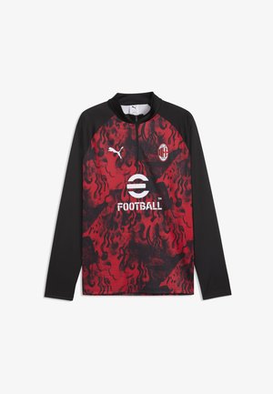 Puma, AC MILAN WARM UP 1/4 ZIPTOP - Langarmshirt - for all time red-puma black