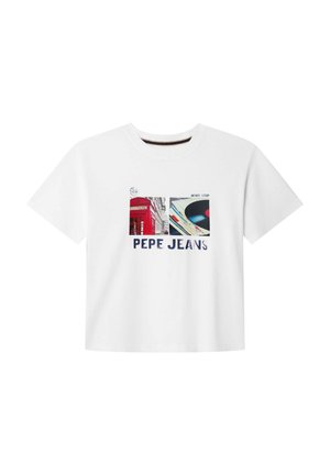 T-shirt con stampa - white