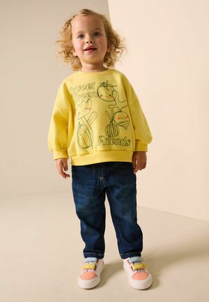 REGULAR FIT - CREW NECK  - Sweatshirt - yellow vegetables
