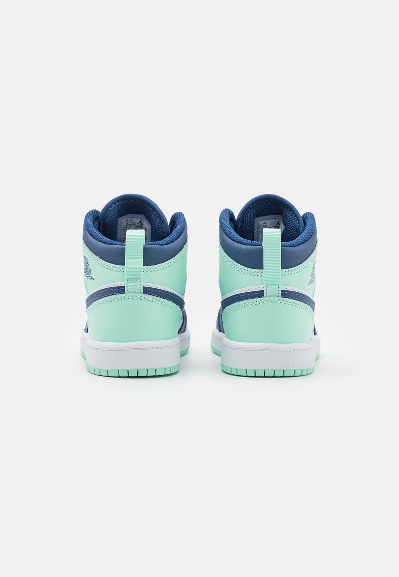 1 MID UNISEX - Basketsko - mystic navy/mint foam/white/mørkeblå Zalando.dk