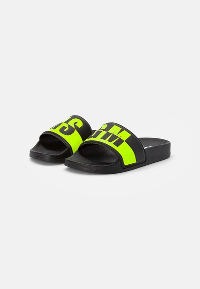 MSGM Mulas - black-neon yellow