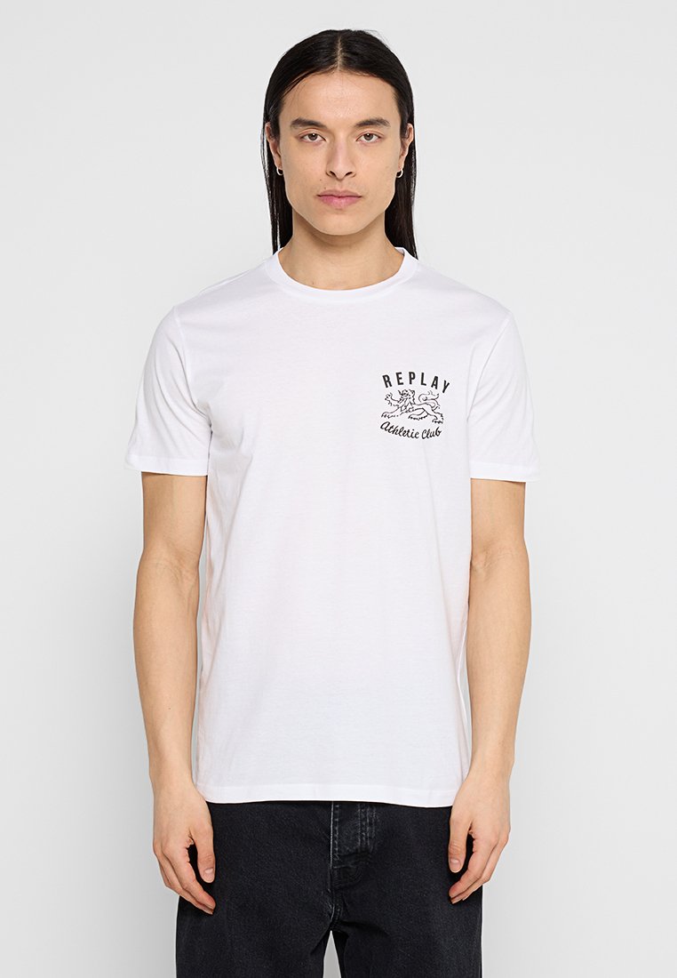 Replay T-shirt print wit