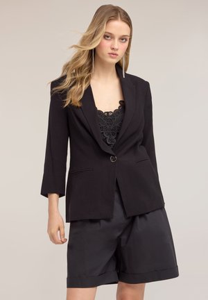 Motivi, BLAZER MONOPETTO CON PIZZO - Blazer - nero