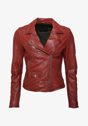 Veste en cuir - red