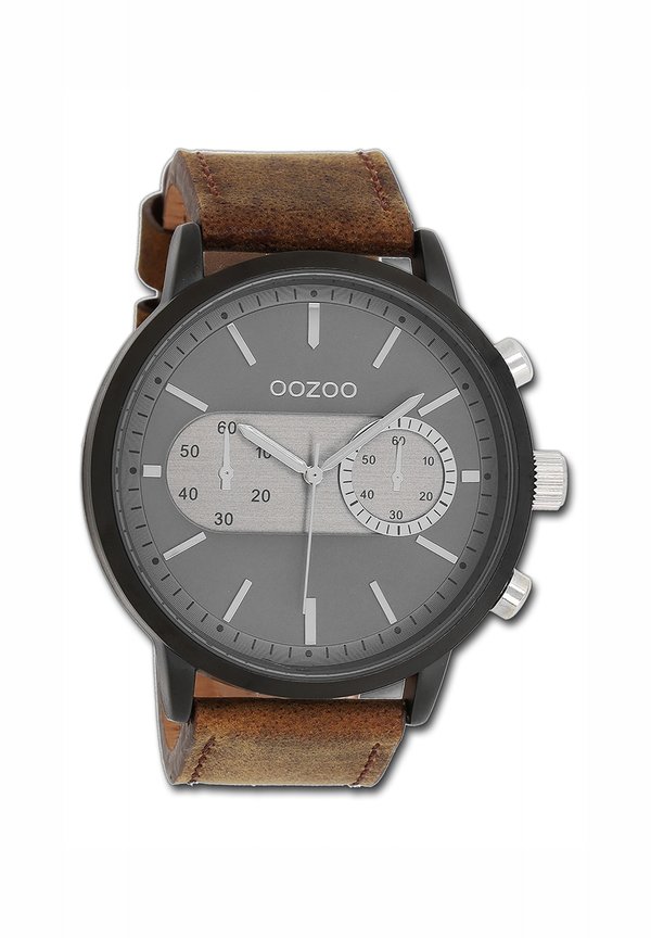 ANALOGUHR MINERALGLAS  - Uhr - schwarz