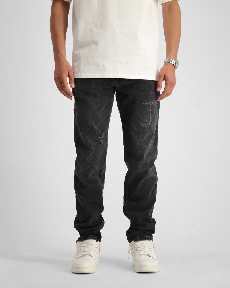 Black Bananas DESTROYED - Relaxed fit jeans - black