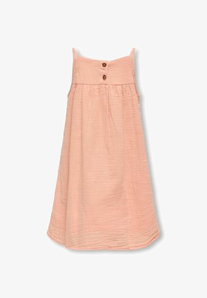 ONLY GIRLS KOGTHYRA KURZES - Blusenkleid - salmon