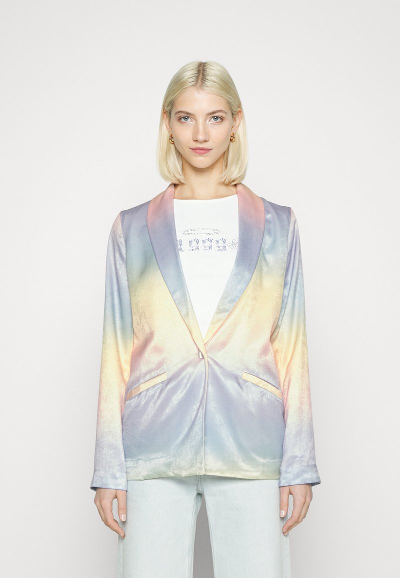 VILA VITONEPRINT - Blazer - pastel lilac/rainbow