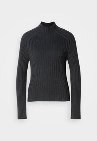 LONGSLEEVE STAND UP COLLAR - Camisola - night grey melange