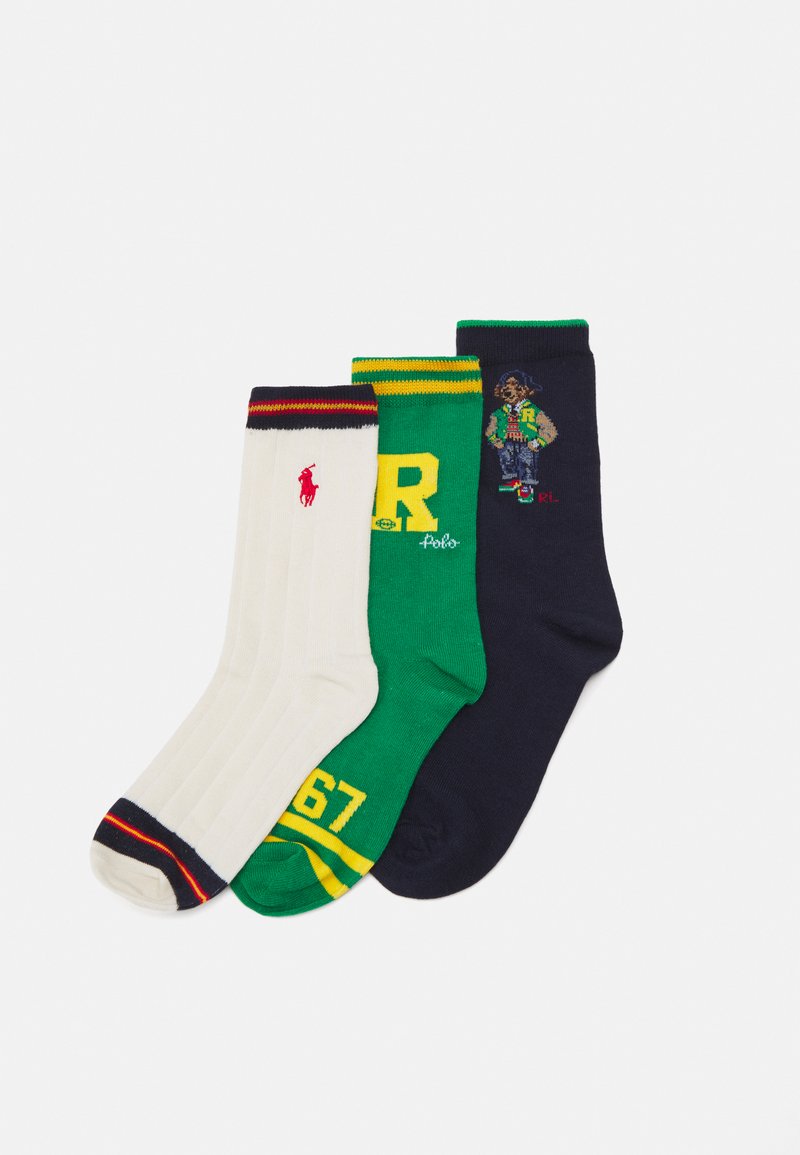 Polo Ralph Lauren CREW SOCK UNISEX 3 PACK - Chaussettes - multi-coloured