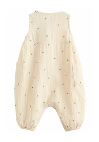 Next REGULAR FIT - Tuta jumpsuit - cream abstract print woven