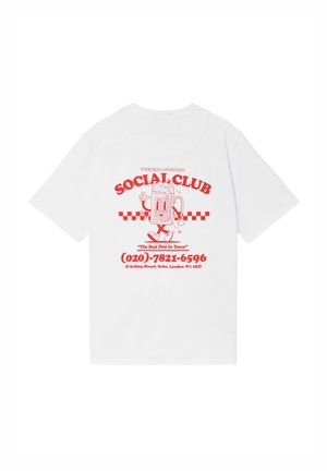 Weekend Offender, WEEKEND OFFENDER T-SHIRT - HERREN SOCIAL CLUB GRAPHIC TEE - T-Shirt print - white