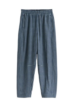 REGULAR FIT - BRUSHED BARREL - Nohavice - navy