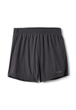 Pantaloncini da corsa neri e leggeri con vita elastica e piccolo logo "ALTAVIA" sull'orlo anteriore destro.