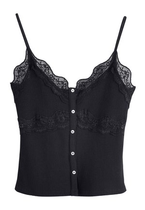 Next, LACE TRIM - Top - black