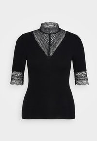 ONLTILDE HIGHNECK  - T-shirts med print - black
