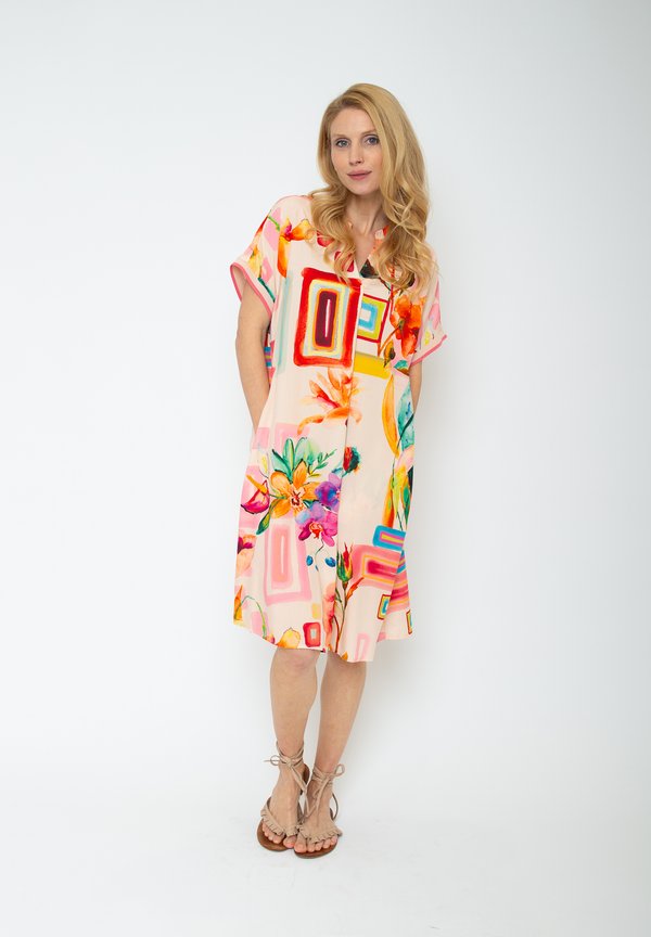 Freizeitkleid - multi aquarell