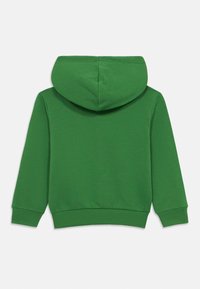 Πράσινο φούτερ με κουκούλα, τσέπη καγκουρό, ριμπ μανσέτες και στρίφωμα. Μαλακή υφή με πλήρη σχεδιασμό κουκούλας, απεικονίζεται από πίσω.