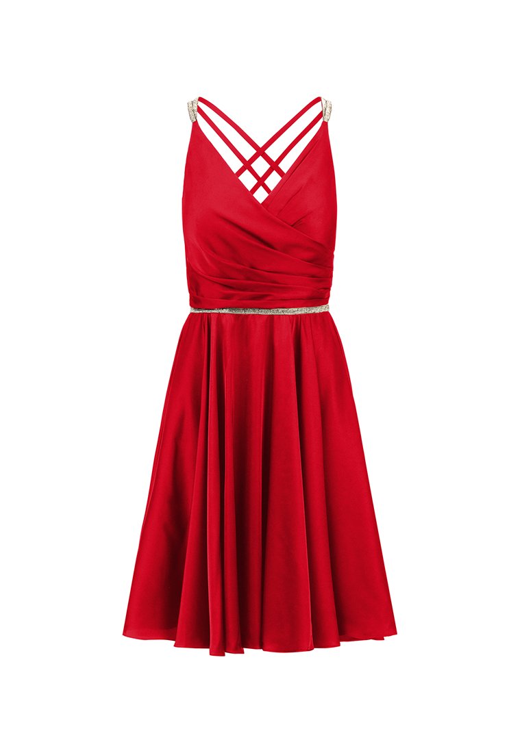 Apart Glamour Cocktailjurk rood Apart Glamour Cocktailjurk rood