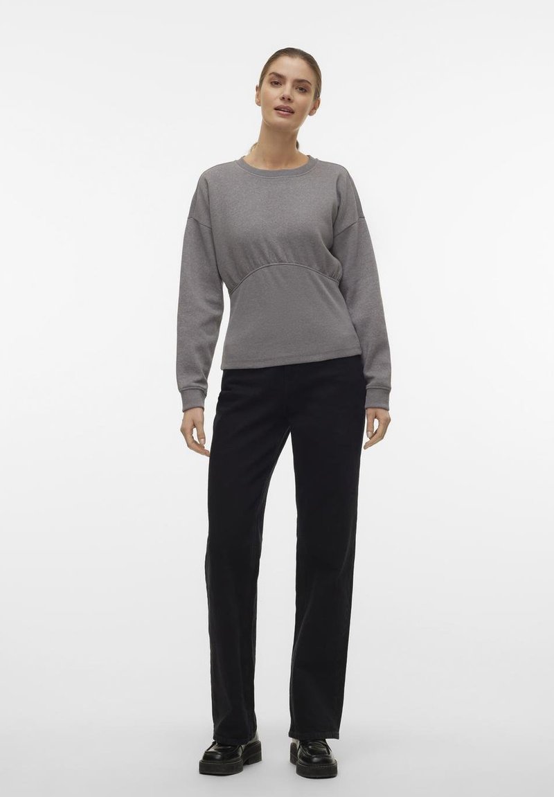 Vero Moda Sweater grijs gemêleerd