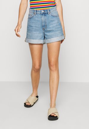 Monki Τζιν σορτς - blue medium dusty