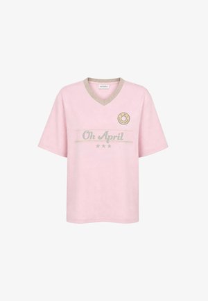 OH APRIL, OH APRIL TRIKOT - Trükipildiga T-särk - baby rose