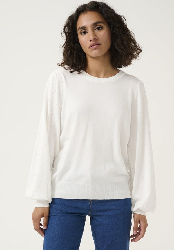 KAKAREN - Strickpullover - chalk