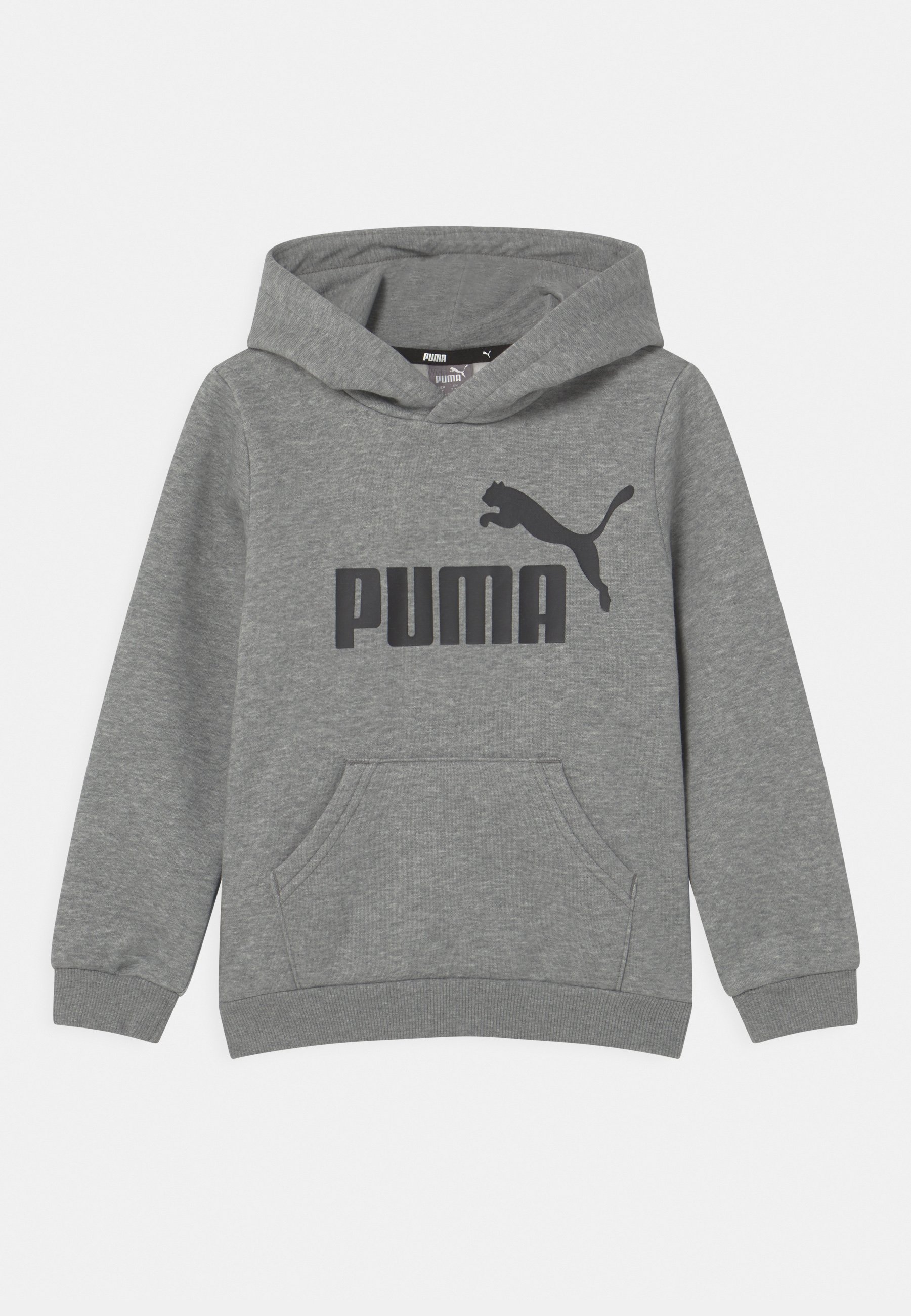 grey gray dark medium heather/mottled LOGO Sweatshirt Puma BIG - -