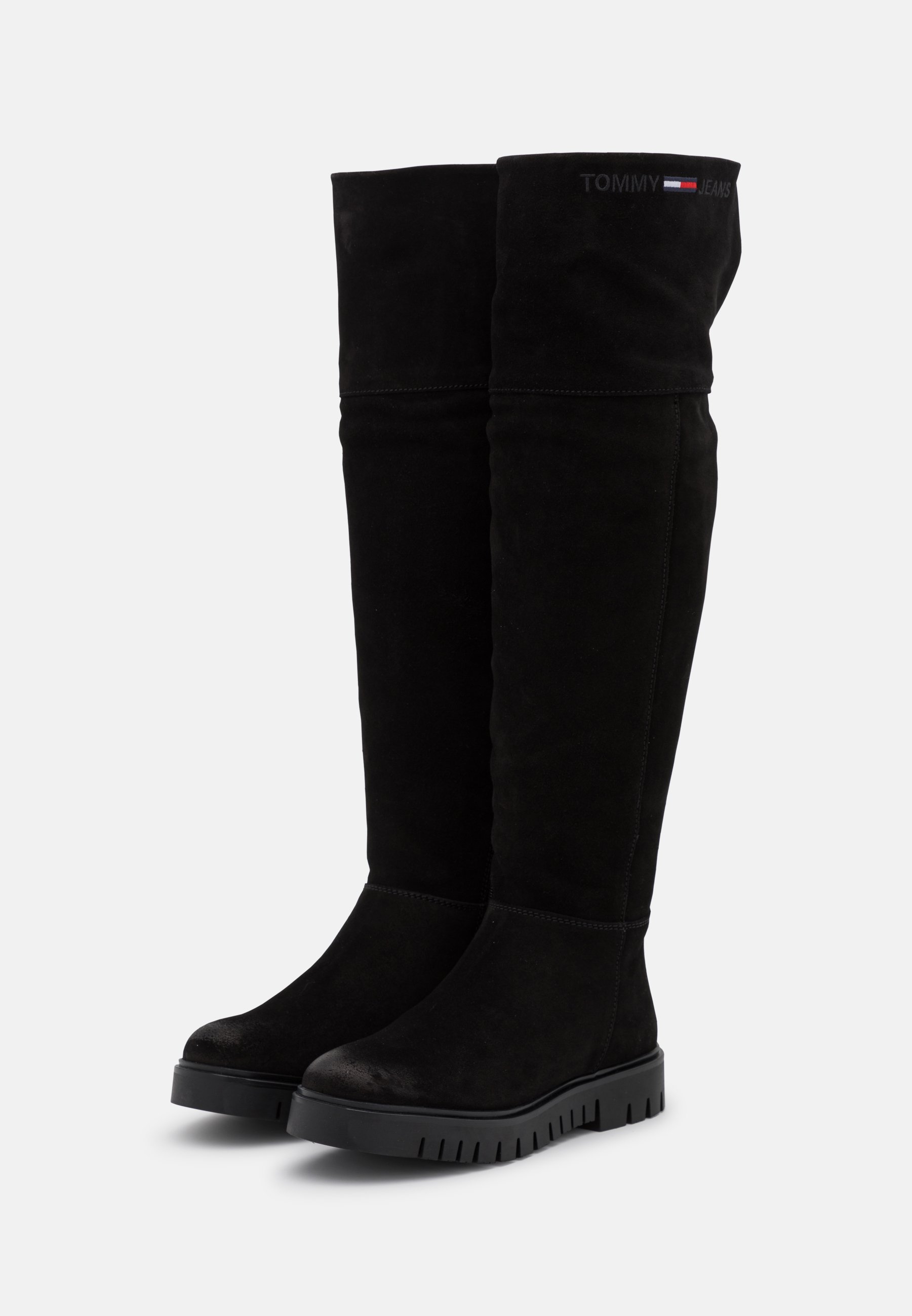 Tommy Jeans Over-the-knee boots - black 