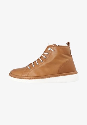Lace-up ankle boots - braun