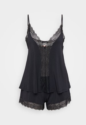 LARA CAMI SHORT PJ - Pyjama - black