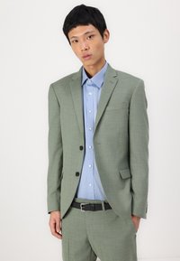 Isaac Dewhirst NOTCH SUIT SLIM - Κοστούμι - olive