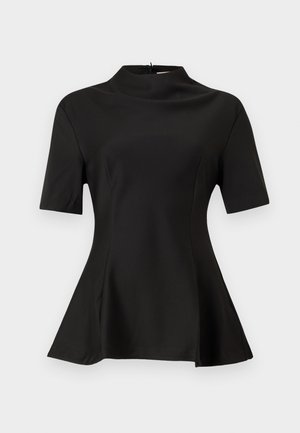 SUITING PEPLUM - Blūze - black