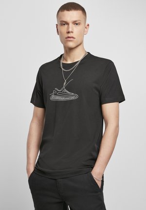 T-shirt con stampa - black