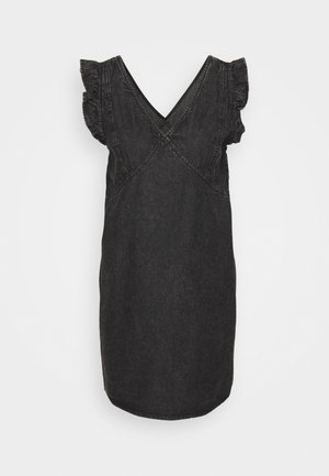 Denimové šaty - black denim