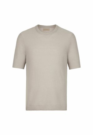 Falconeri, RIBBED PATTERN - T-Shirt basic - natural