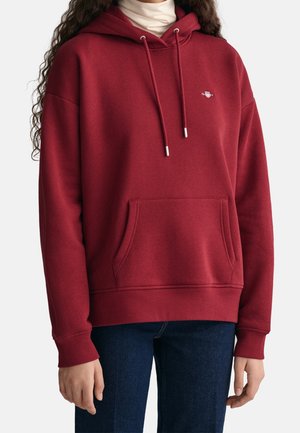 Mikina s kapucí - red