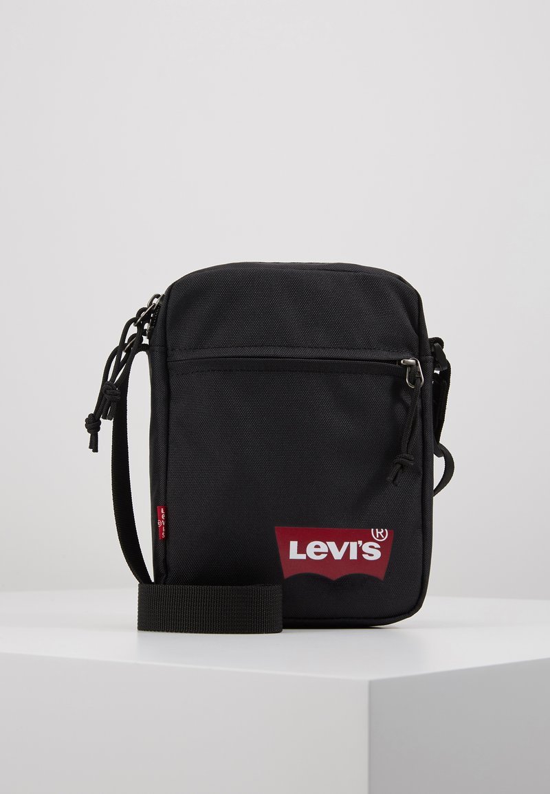 Levi's® - MINI CROSSBODY SOLID BATWING UNISEX - Keresztpántos táska - regular black, Nagyítás