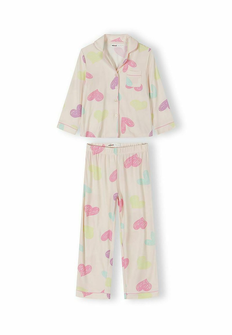 MINOTI SET LONG SLEEVE WITH PRINT - Pyjama - pink/donkerroze - Zalando.nl