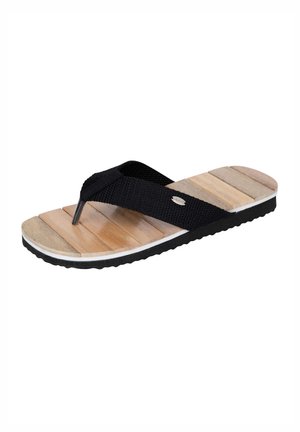 ZIMTHOLZ - T-bar sandals - schwarz