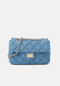 ONLFLORENCE CROSSBODY BAG - Across body bag - blue denim/gold