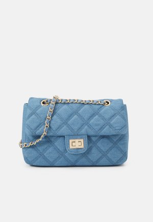 ONLFLORENCE CROSSBODY BAG - Skulderveske - blue denim/gold