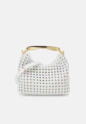 BOOMERANG SMALL - Handbag - leather white