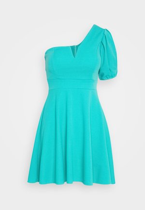 WAL G., ZALORA ONE SLEEVE SKATER DRESS - Sukienka z dżerseju