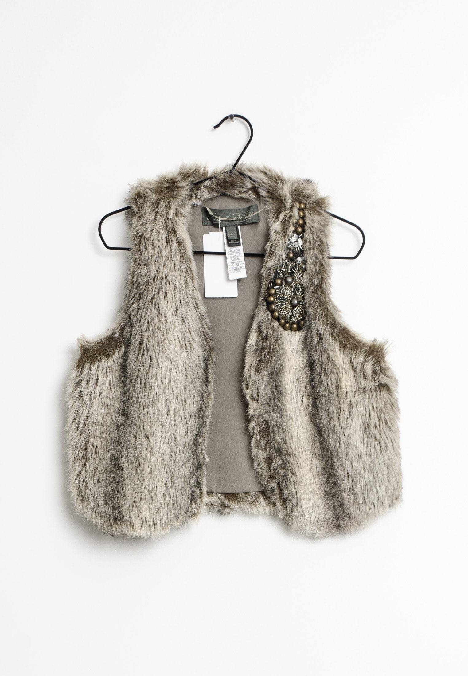 Mango Veste Sans Manches Brown Marron Zalando Fr