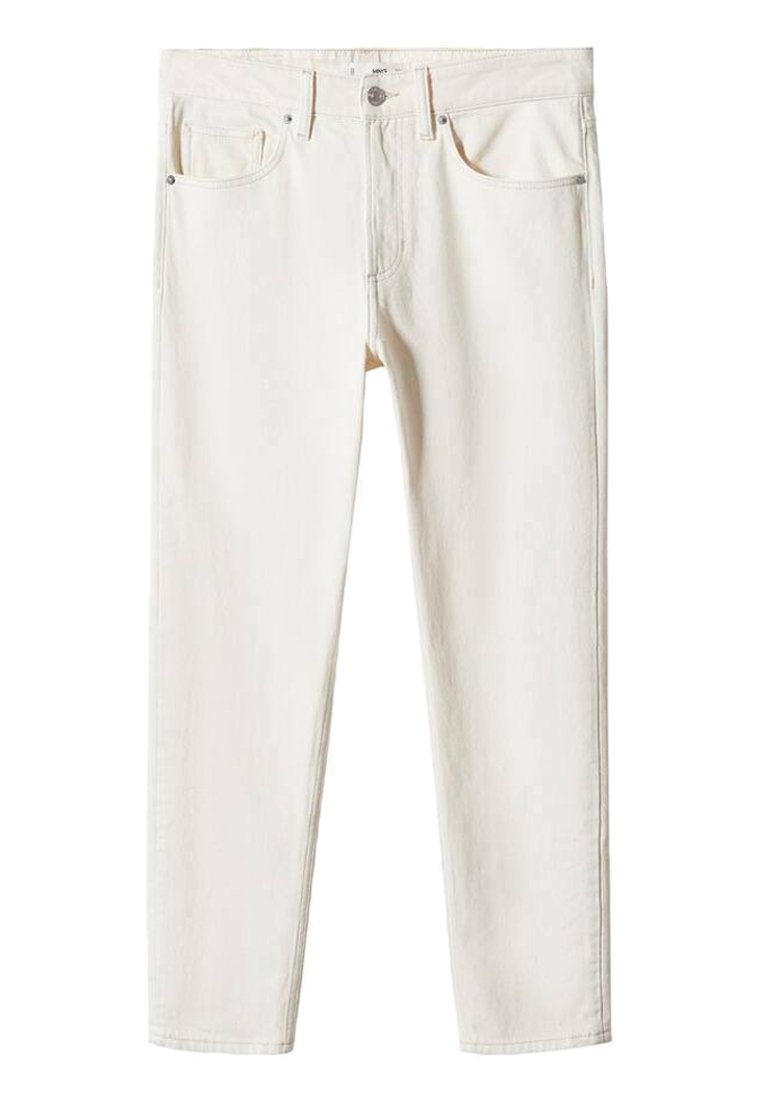Mango Jeans Tapered Fit crème