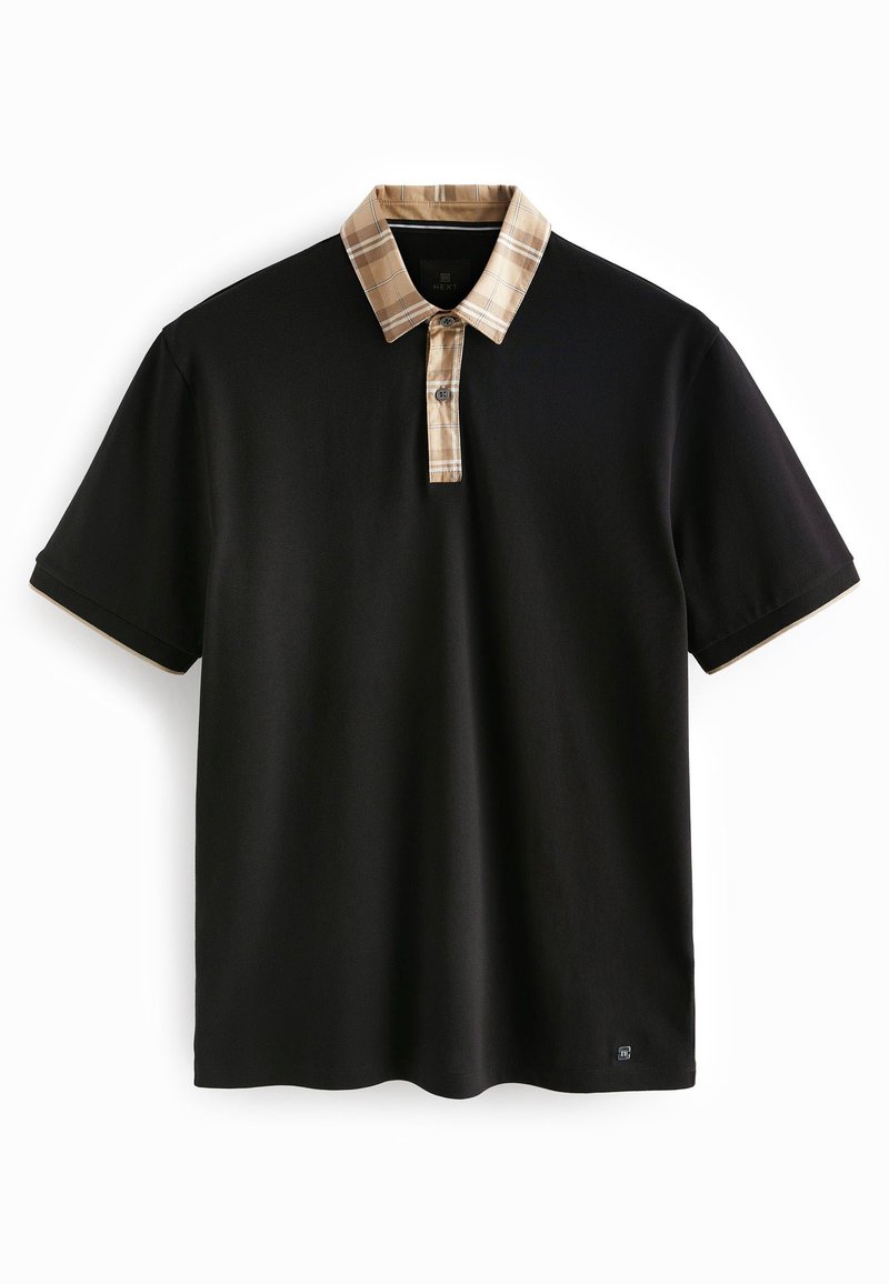 Next SMART COLLAR - Poloshirts - black check