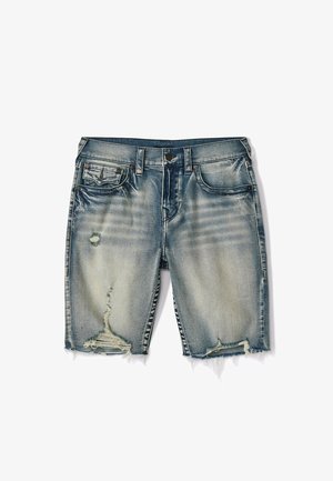 True Religion, TRUE RELIGION SHORTS BOBBY - Jeans Shorts - hoops vintage medium wash with rips