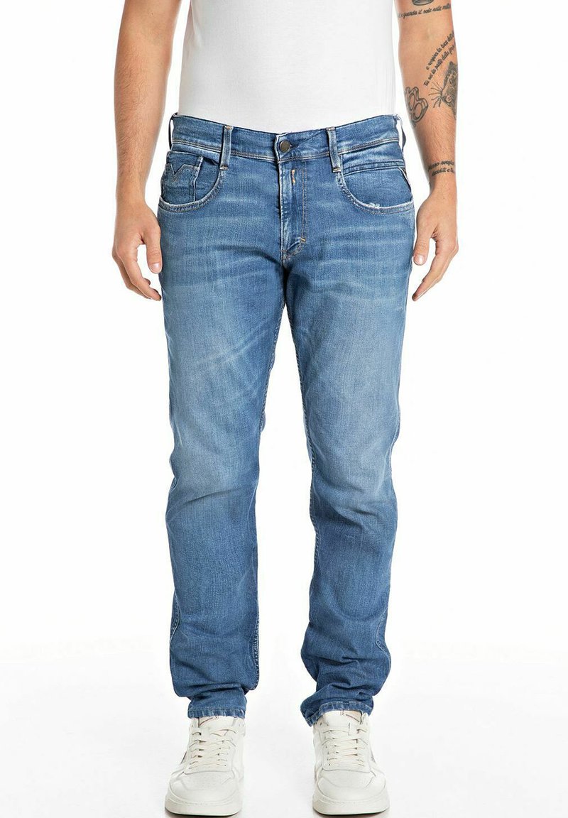 Replay Straight leg jeans blauw