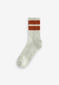 Next STRIPE CUSHION 3 PACK WITH ARCH SUPPORT - REGULAR FIT - Strumpor - green brown